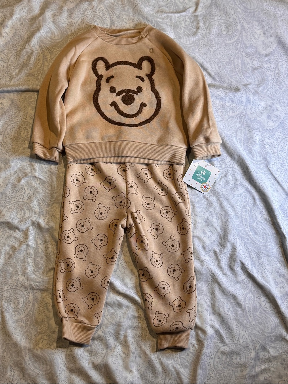 Winnie The Pooh Sweatshirt & Pants Matching Set